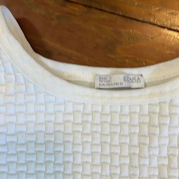 Zara white top size L - Picture 3 of 4